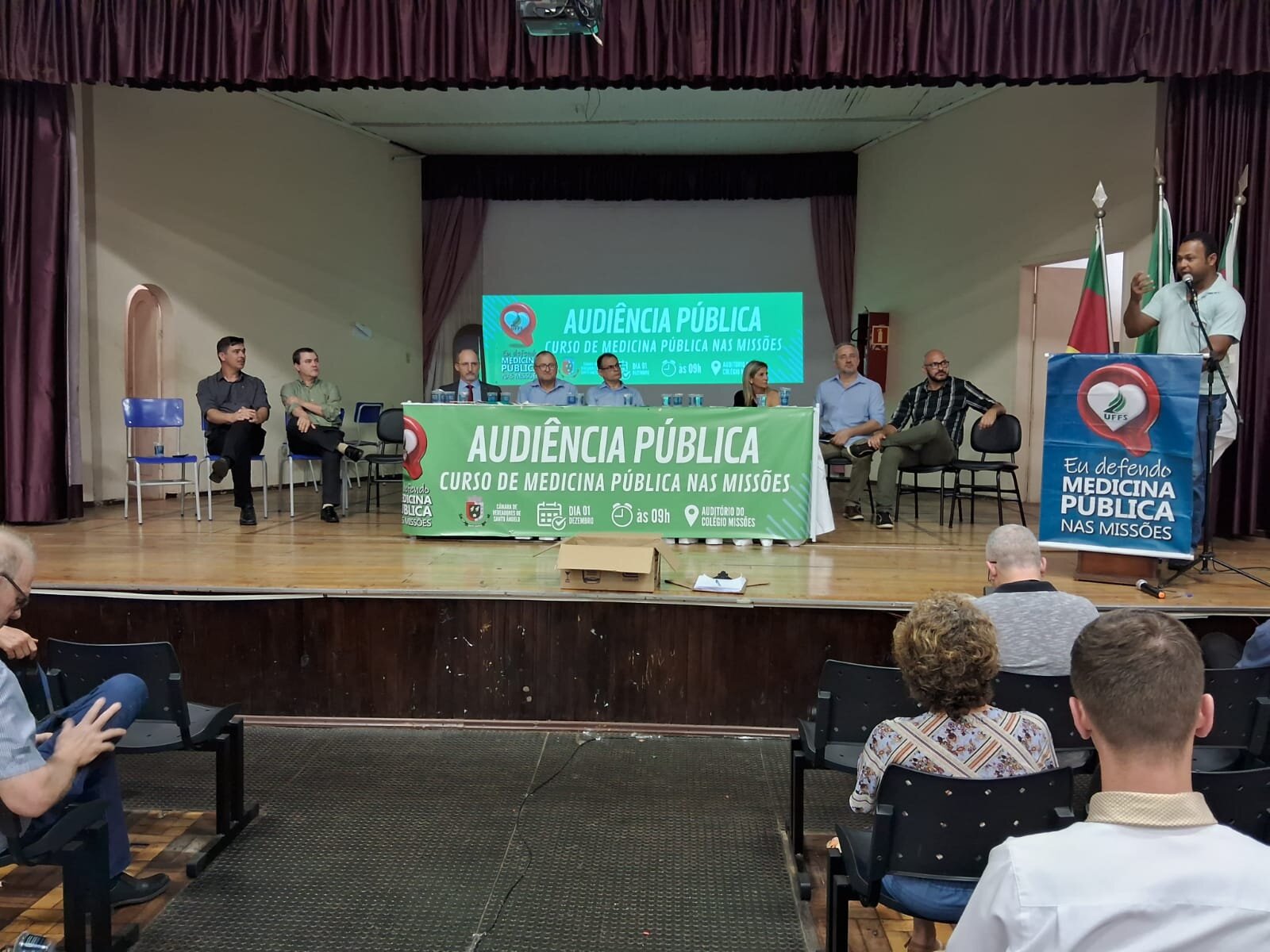 Sintriasa presente na Audiência Pública para tratar da implantação do Curso de Medicina Pública nas Missões